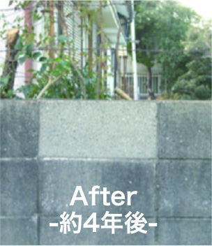 Before-洗浄後に施工